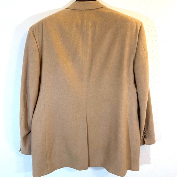 Men’s Camel Hair Sport Coat ?46R Camel Tan Heritage Style Luxury Blazer Classic - Picture 2 of 10